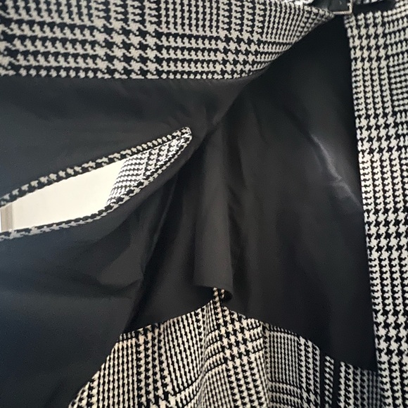 Lauren Ralph Lauren Glen Plaid Wool Blend Houndstooth Cape • M/L - Picture 7 of 10